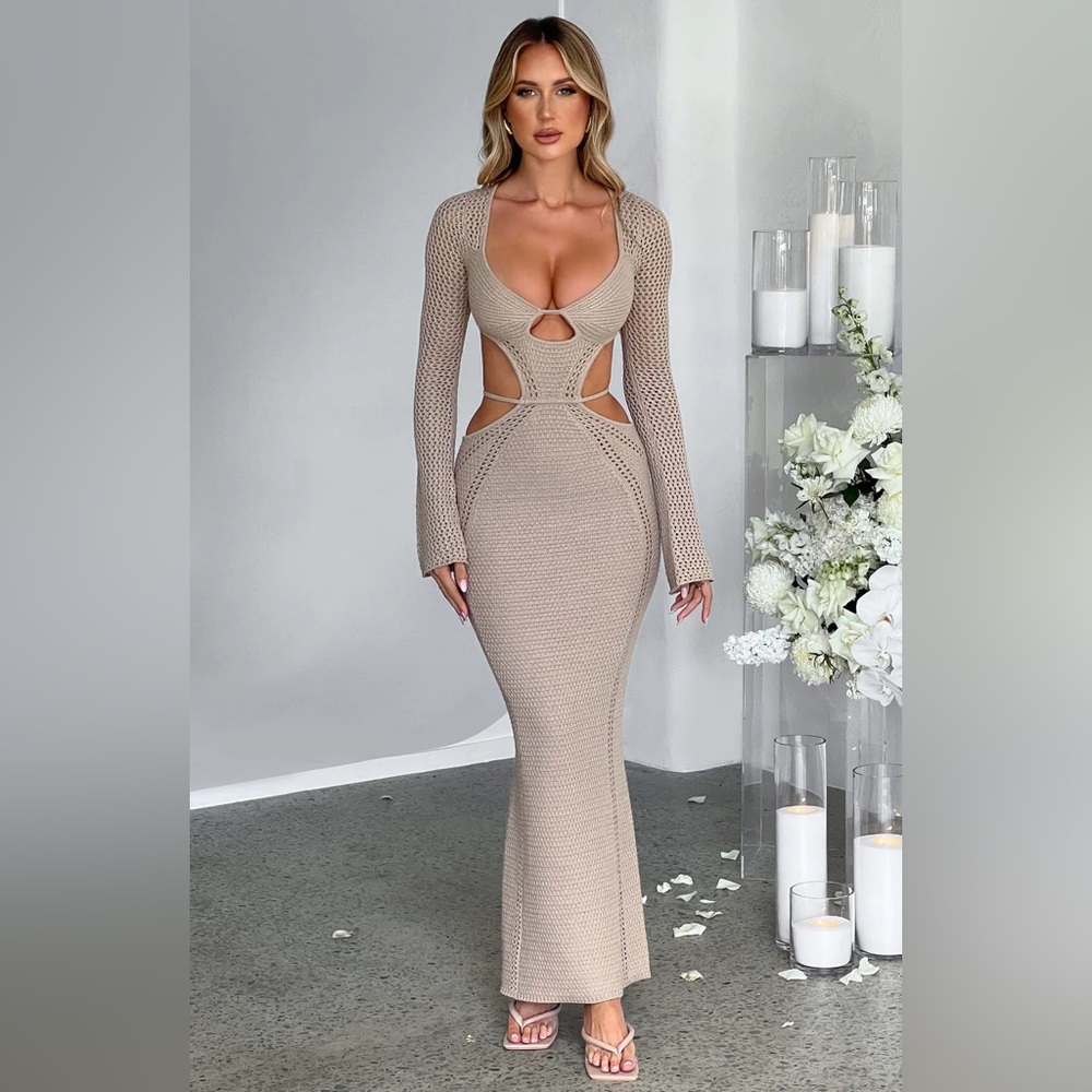 Nadine Maxi Dress - Beige from Babyboo